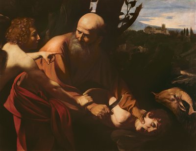 El sacrificio de Isaac, 1603 de Michelangelo Merisi Caravaggio
